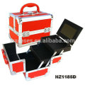 high quality professional aluminum cosmetic case with trays from China